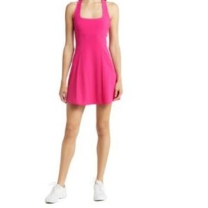 Outdoor Voices Cross Back Tennis Minidress Pink sm